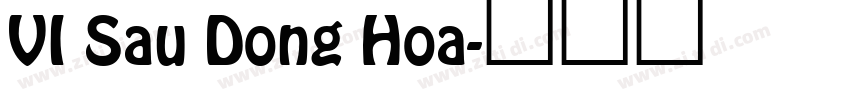 VI Sau Dong Hoa字体转换